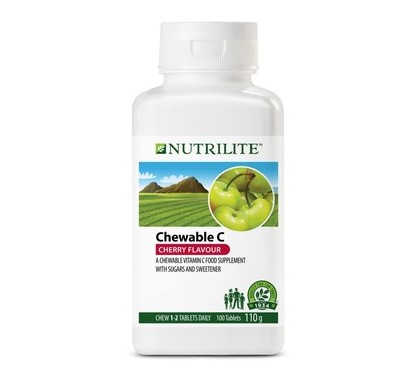 zvýkací vitamin C pro děti nutrilite